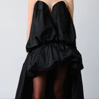 Women's strapless gown