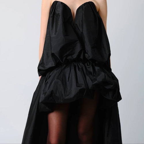 Women's strapless gown